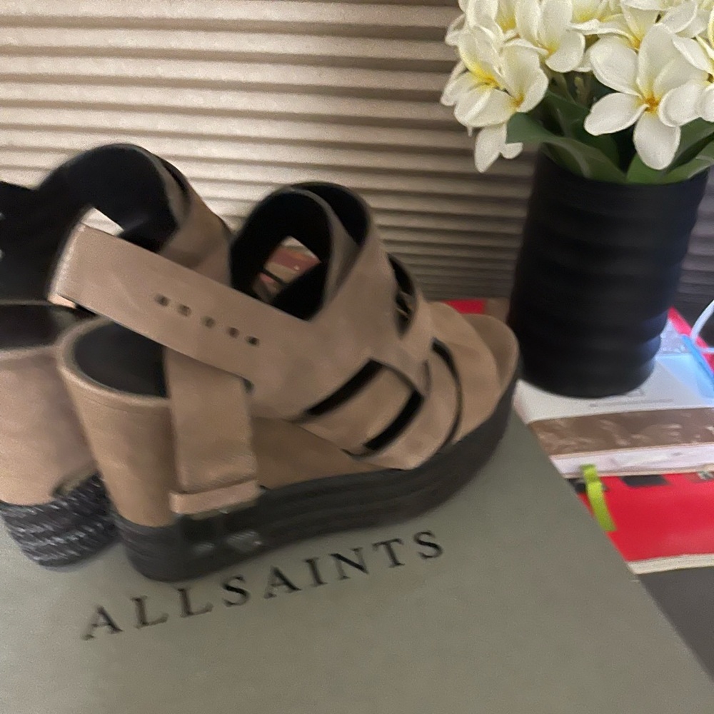 Brand new All-saints wedges size 37